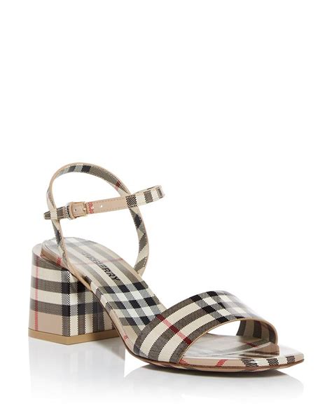 burberry sandals sale|burberry block heel sandals.